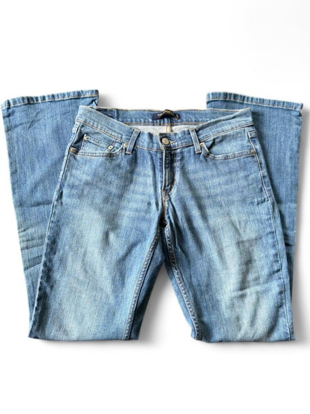 Low rise vintage y2k jeans in blue navy   Too superlow 524 jeans  Size 9